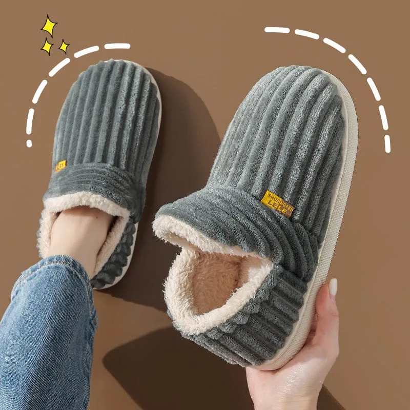 Casual Slip On Plush Lined Shoes