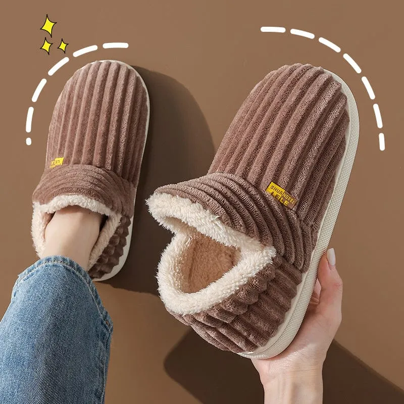 Casual Slip On Plush Lined Shoes
