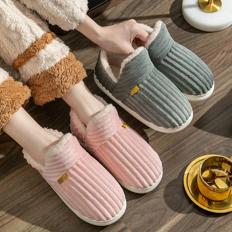 Casual Slip On Plush Lined Shoes
