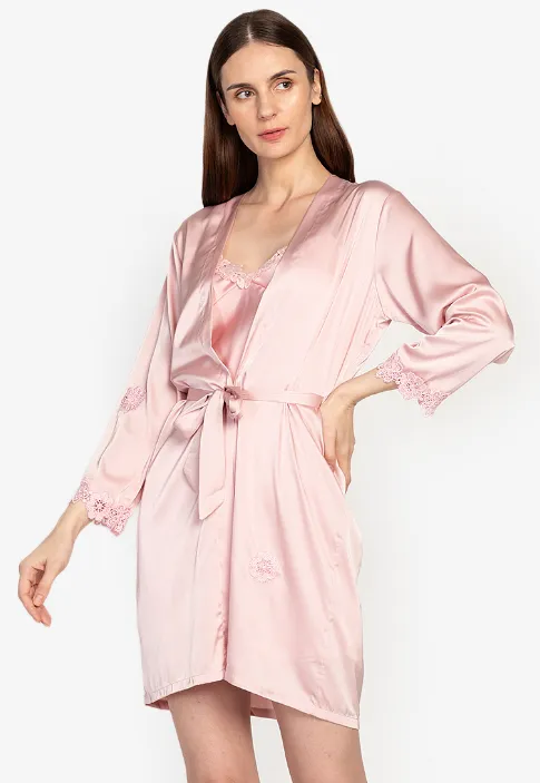 Celestine Silk Romper Set