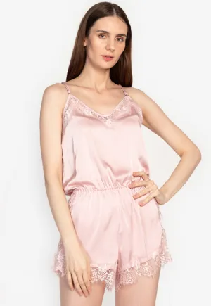 Celestine Silk Romper Set
