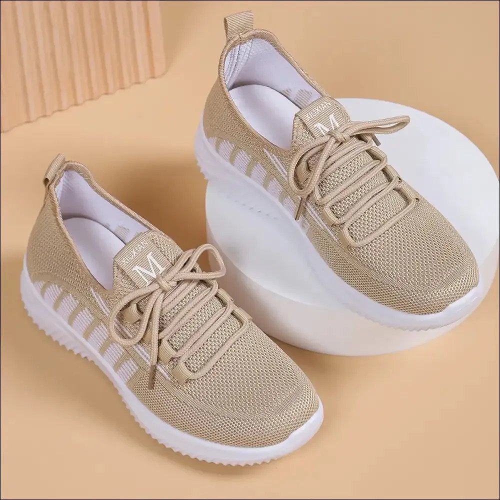 Chic Round Toe Athletic Flats for Women