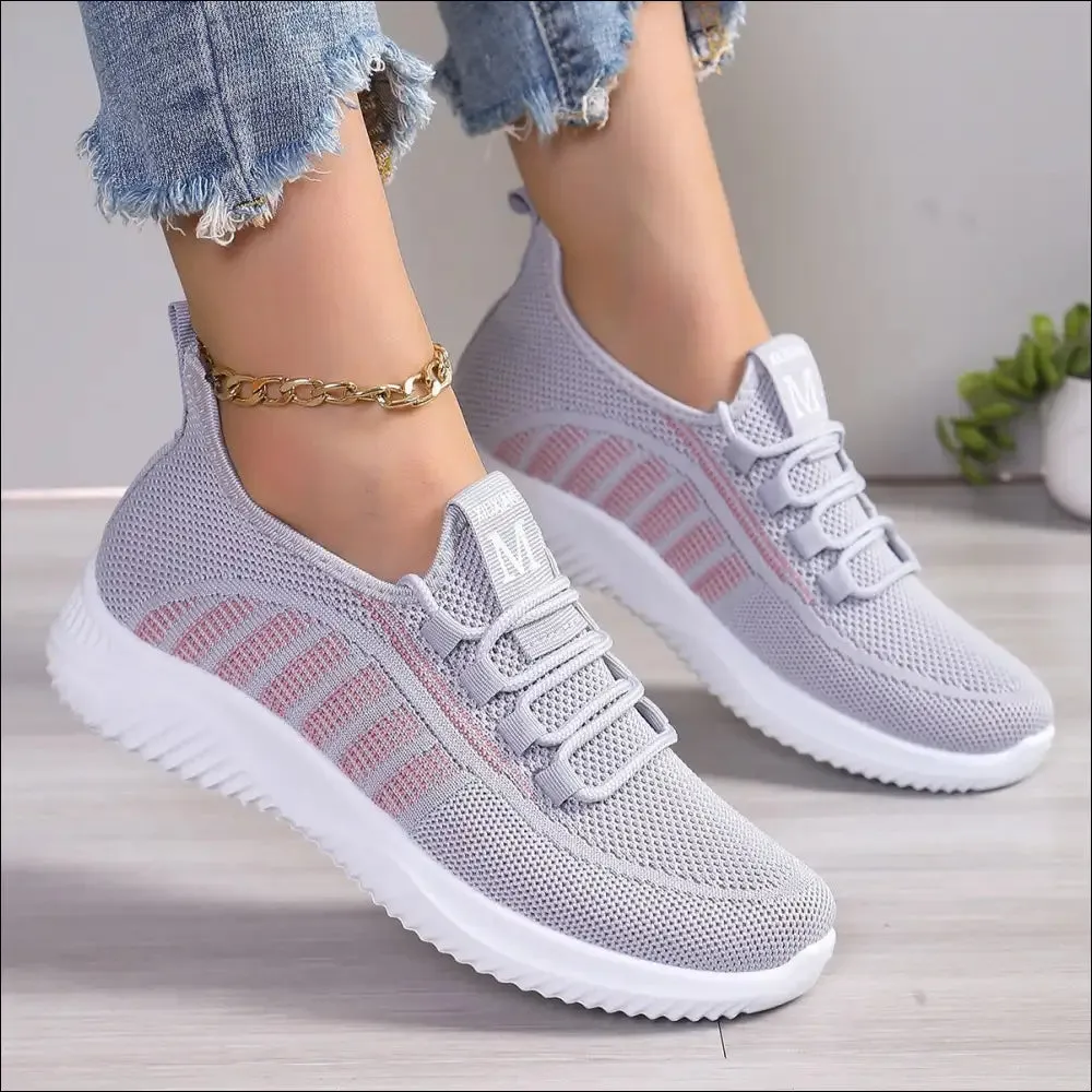 Chic Round Toe Athletic Flats for Women