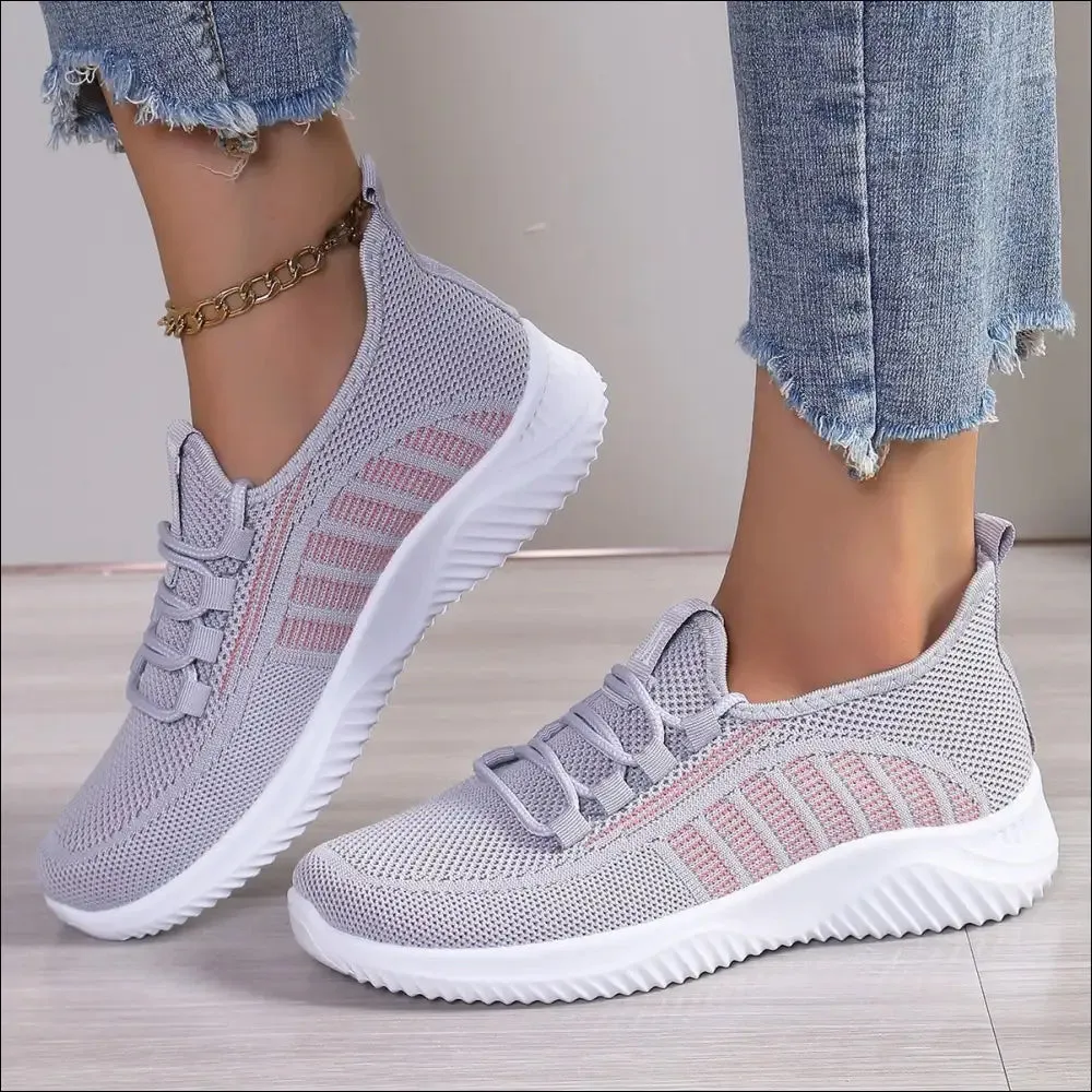 Chic Round Toe Athletic Flats for Women