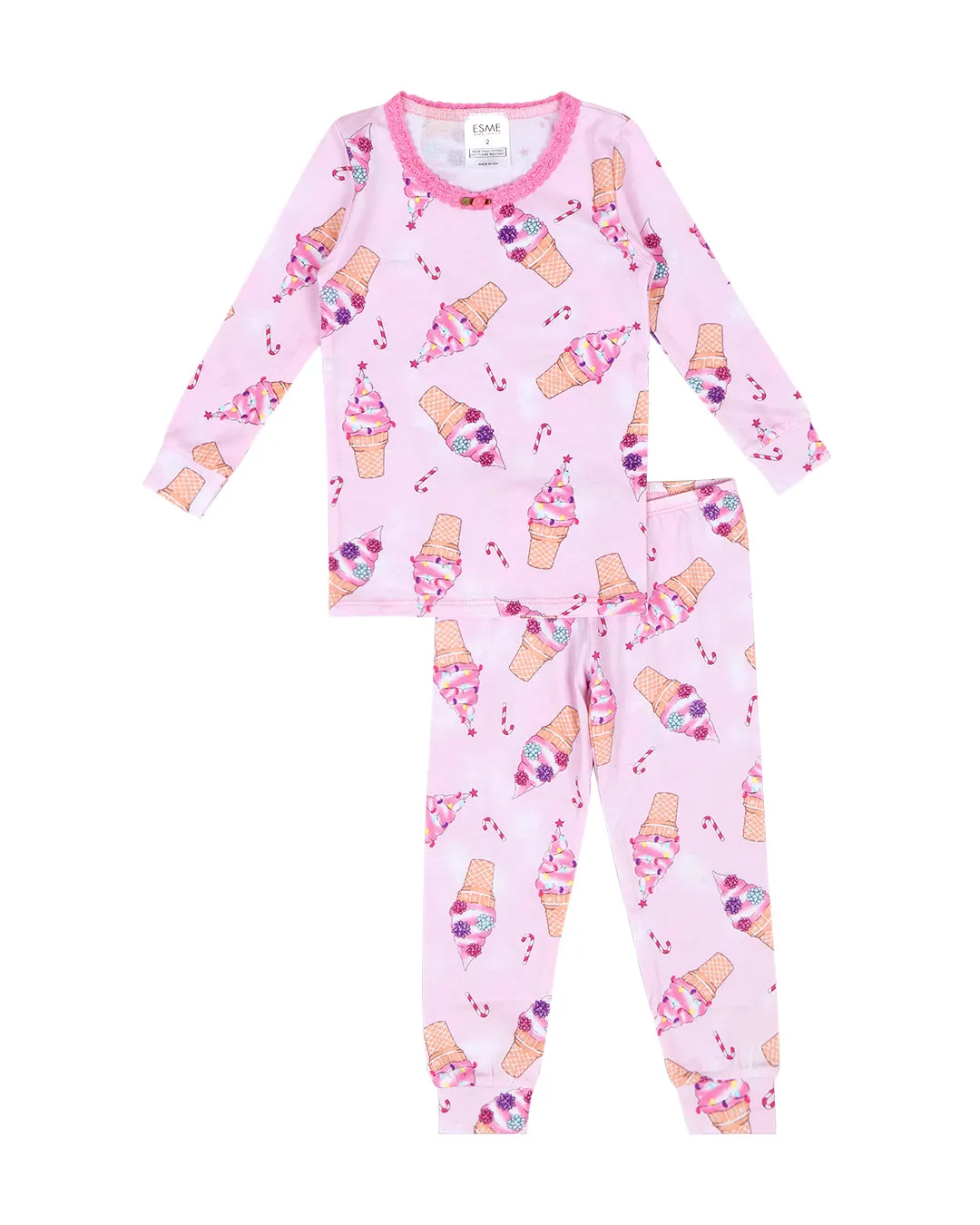 Christmas Swirl Pajama Set