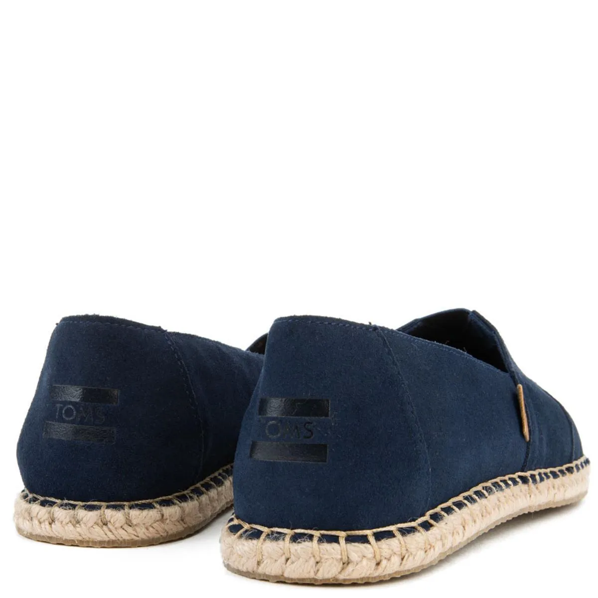 Classic in Navy Suede/Blanket Stitch