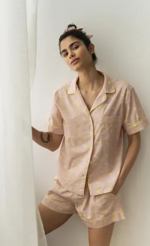Coffee Shoppe Banana PJ Set