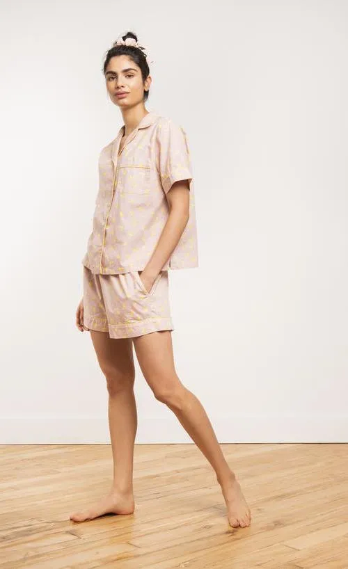 Coffee Shoppe Banana PJ Set