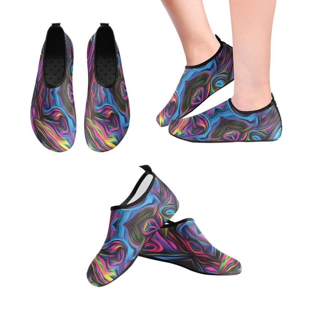 Color Wave Women's Barefoot Aqua Shoes