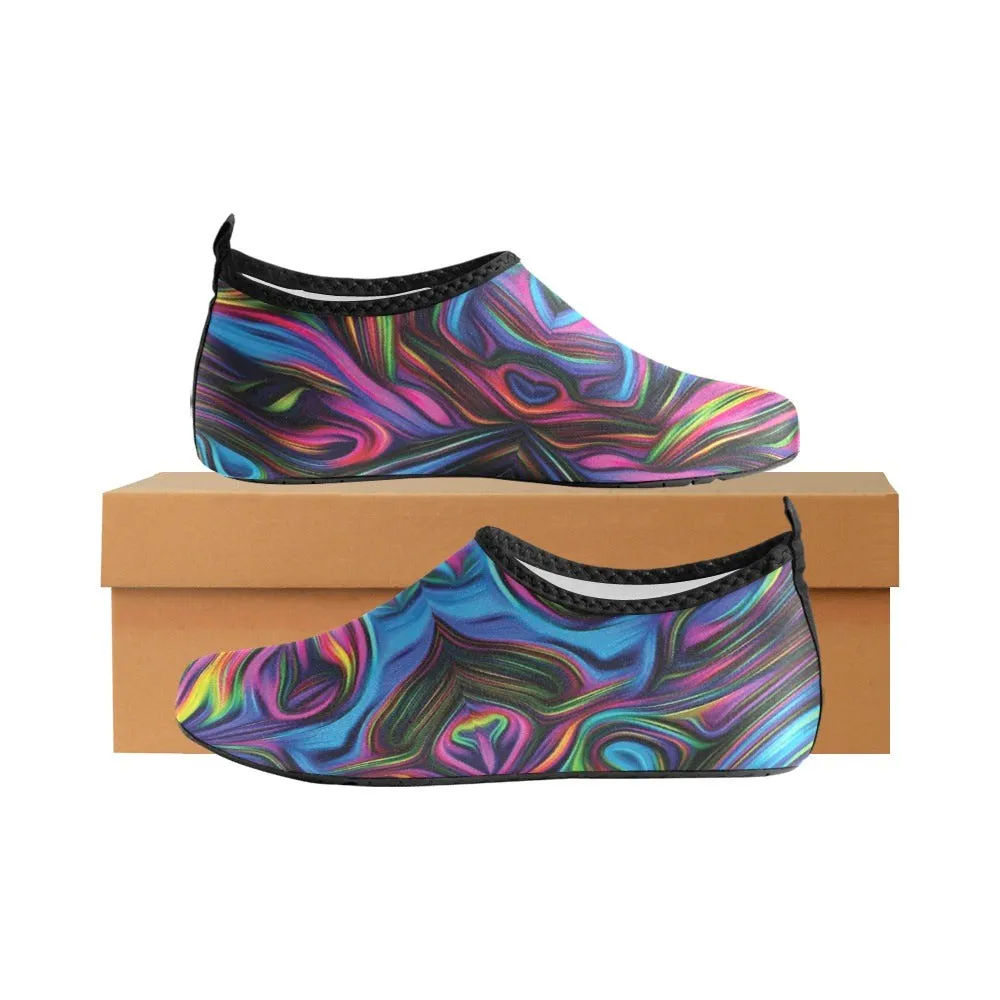 Color Wave Women's Barefoot Aqua Shoes