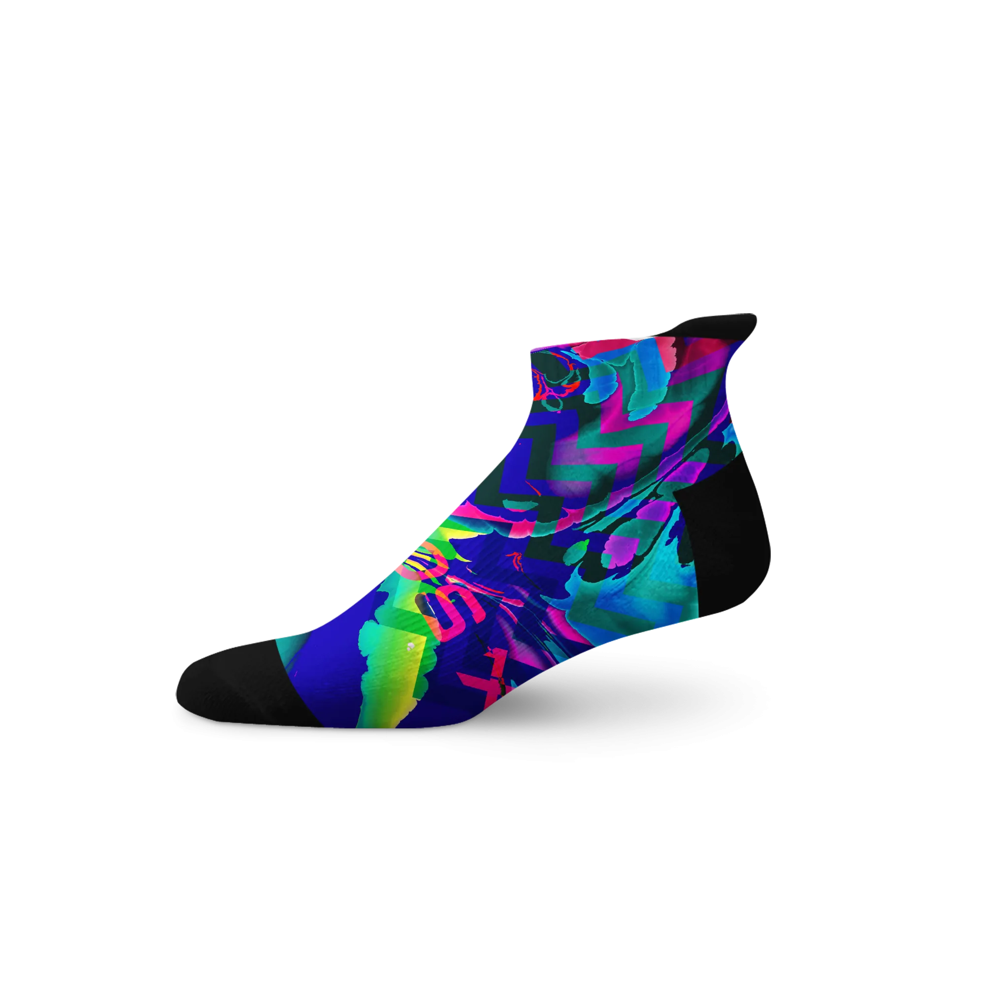 Colour Spill Bright Tab Socks