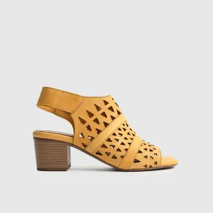 Comfort Block Heel Sandal 8433