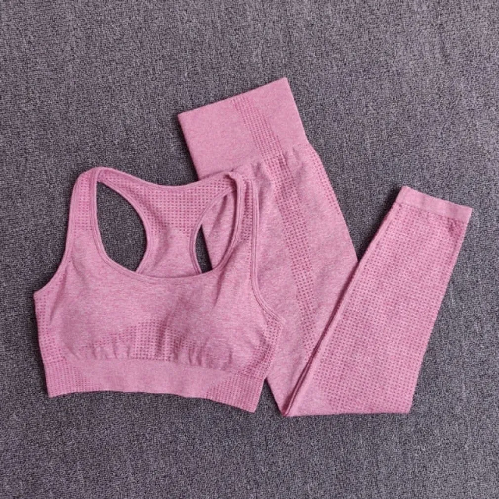 ContiNent 33 2/3/5PCS Seamless Women Yoga Set Workout Sportswear Gym Clothing Fitness Long Sleeve Crop Top High Waist Leggings Sports Suits