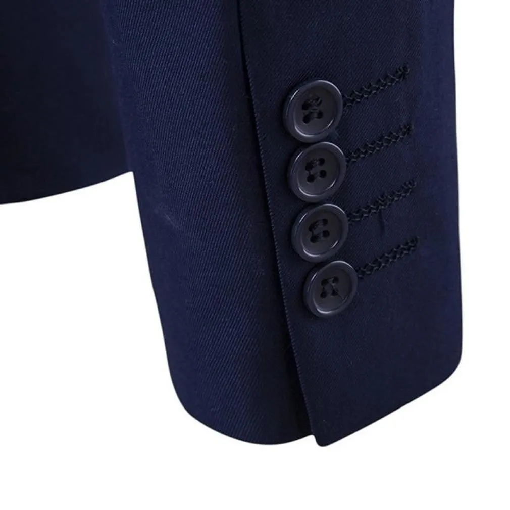 ContiNent 33 Men Spring 3 Pieces Classic Blazers Suit Sets Men Business Blazer  Vest  Pants Suits Sets Autumn Men Wedding Party Set