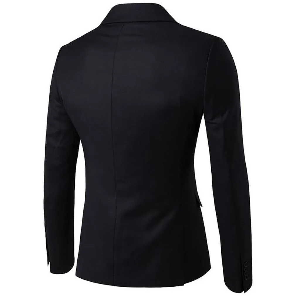 ContiNent 33 Men Spring 3 Pieces Classic Blazers Suit Sets Men Business Blazer  Vest  Pants Suits Sets Autumn Men Wedding Party Set