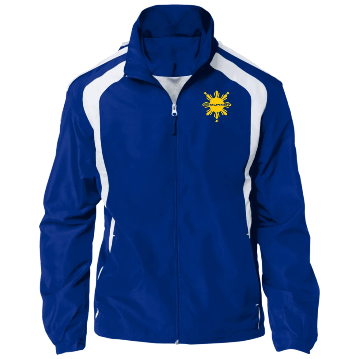 CoolPinoy Yellow Sun and Stars Jersey-Lined Raglan Jacket