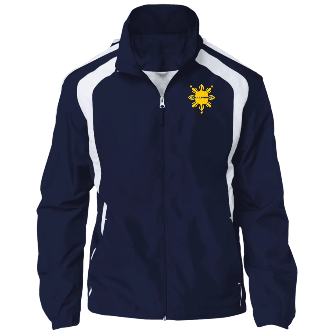 CoolPinoy Yellow Sun and Stars Jersey-Lined Raglan Jacket