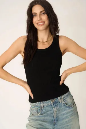 Cooper Sweater Rib Tank by Project Social T | Black