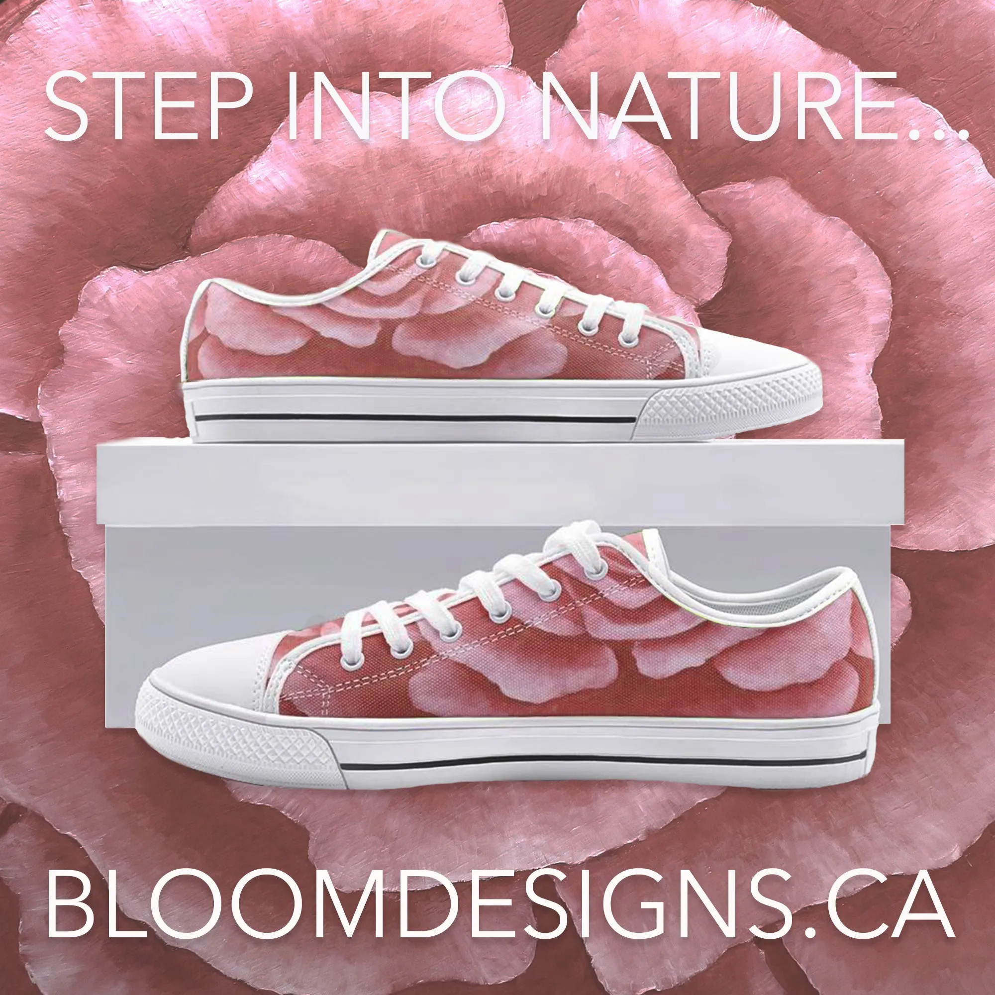 Coral Rose Low-top Sneakers