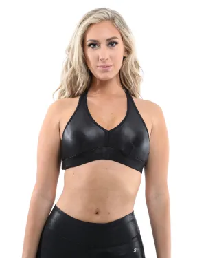Cortina Activewear Sports Bra - Black [MADE IN ITALY]