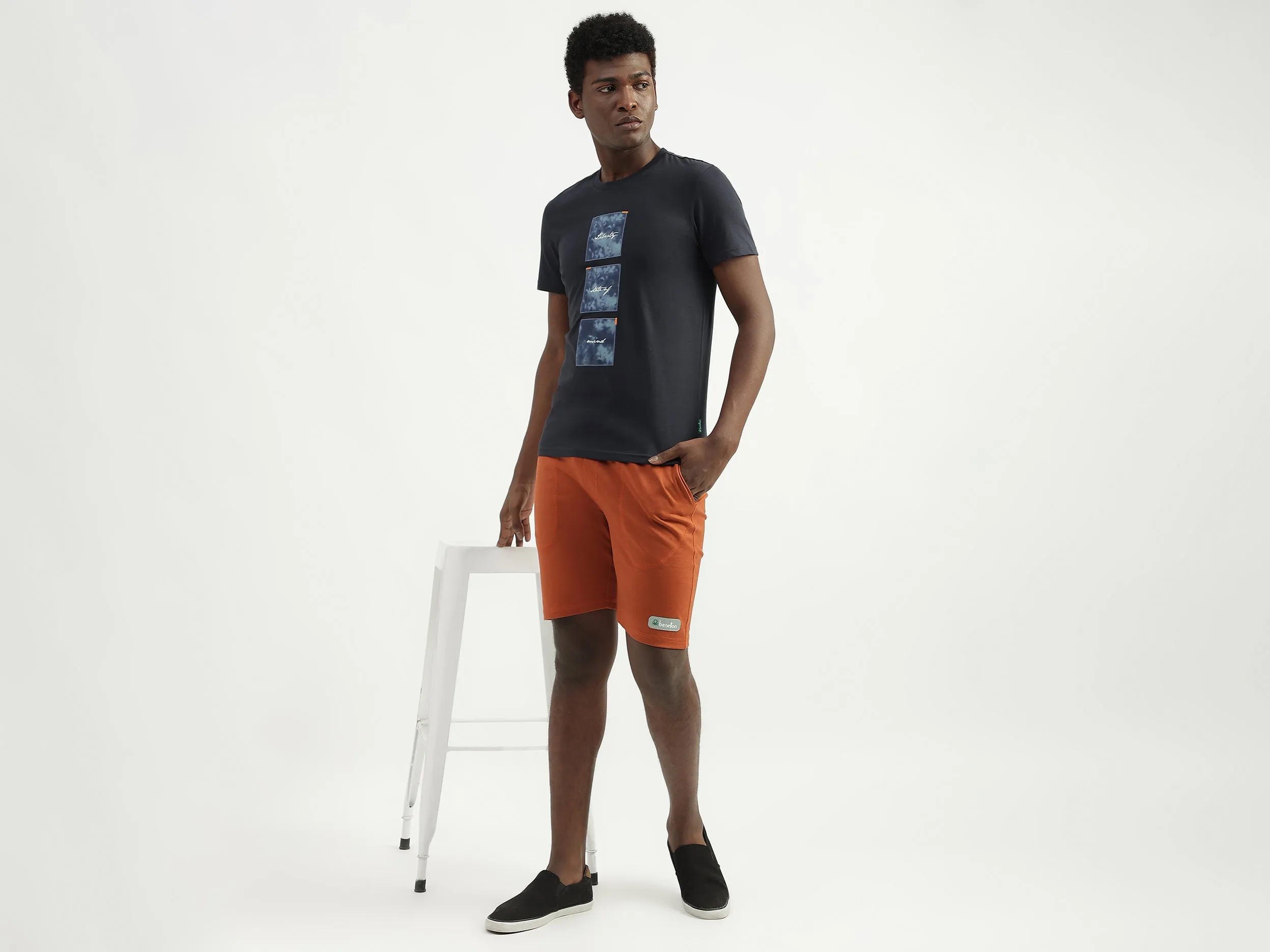 Cotton Printed Round Neck Mens T-shirts