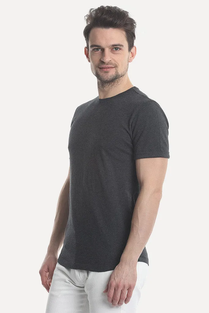 Crew Neck Pure Cotton Basic Tee