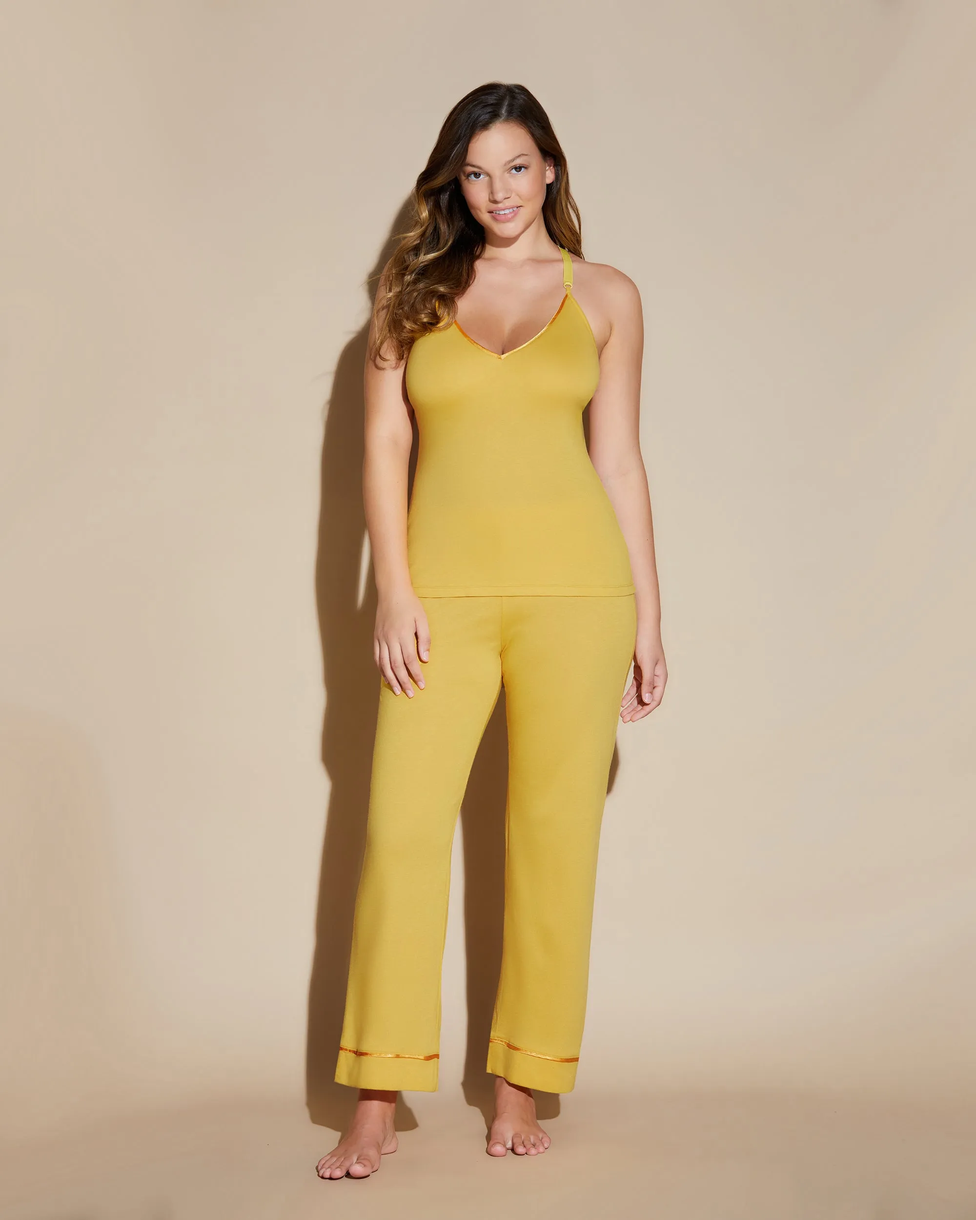Curvy 3 Piece Pajama Set With Robe