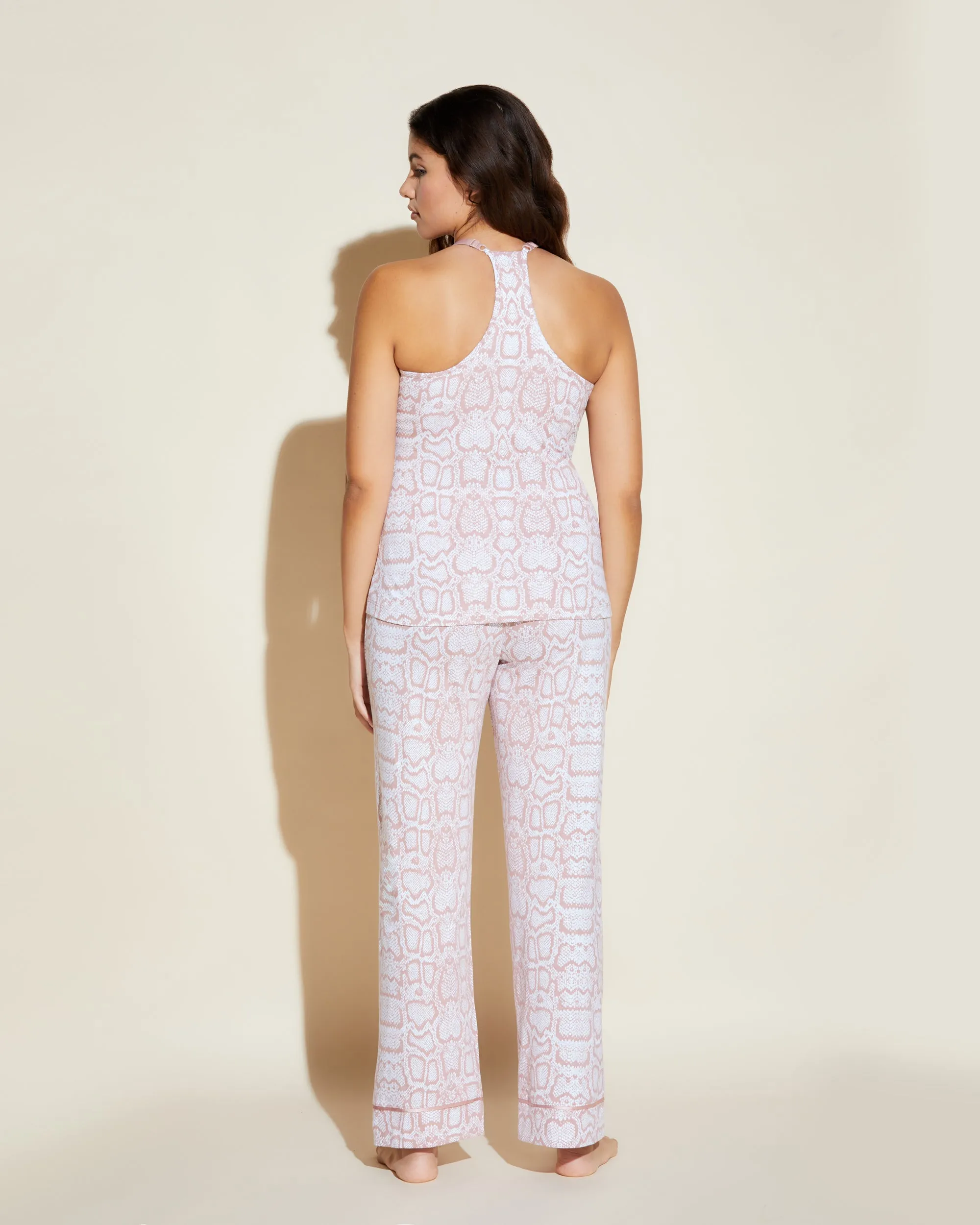 Curvy Cami, Pant & Robe Pajama Set
