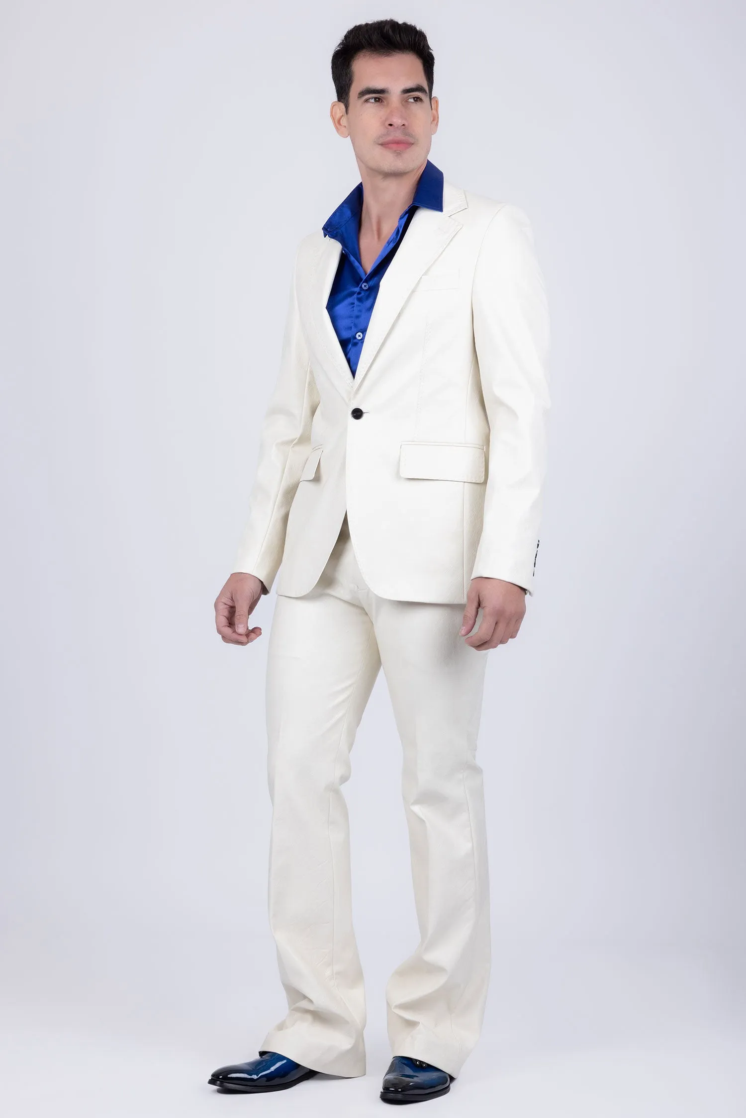 Dalian Faux Leather Suit
