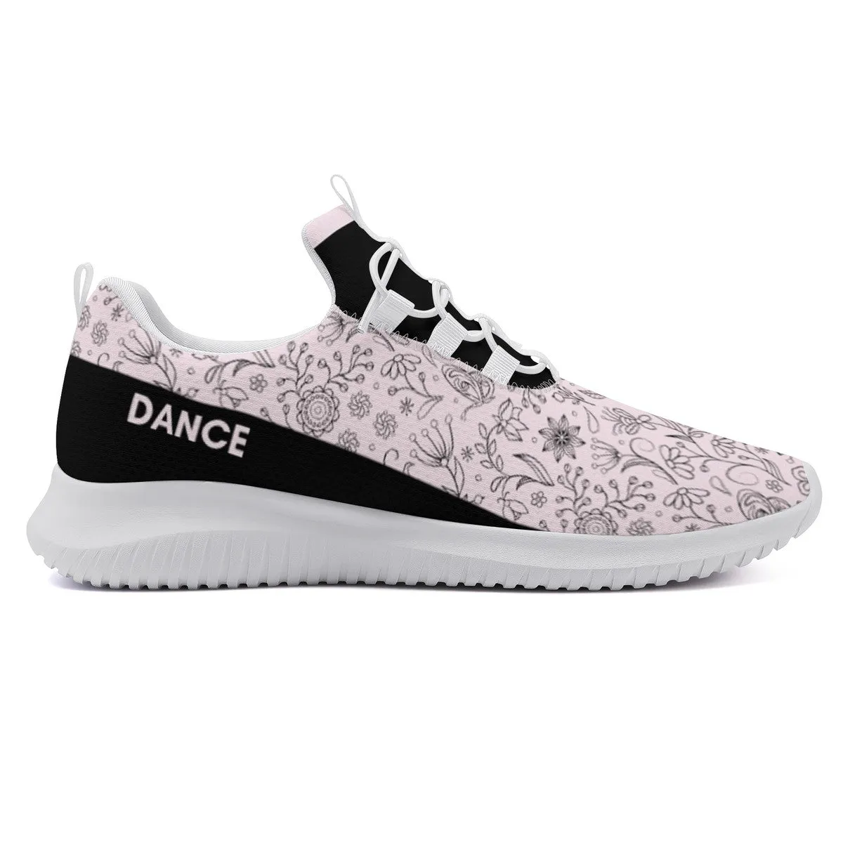 Dance Sneakers - Floral Pink