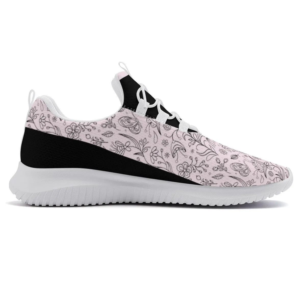 Dance Sneakers - Floral Pink
