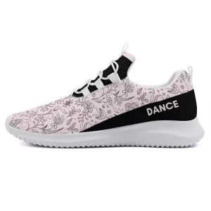 Dance Sneakers - Floral Pink