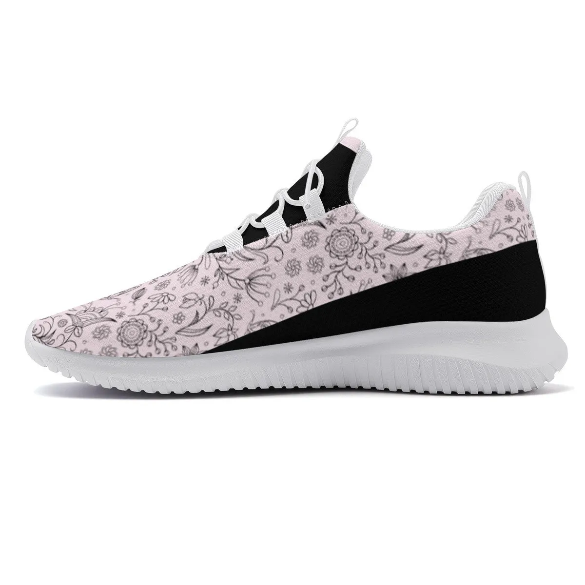 Dance Sneakers - Floral Pink