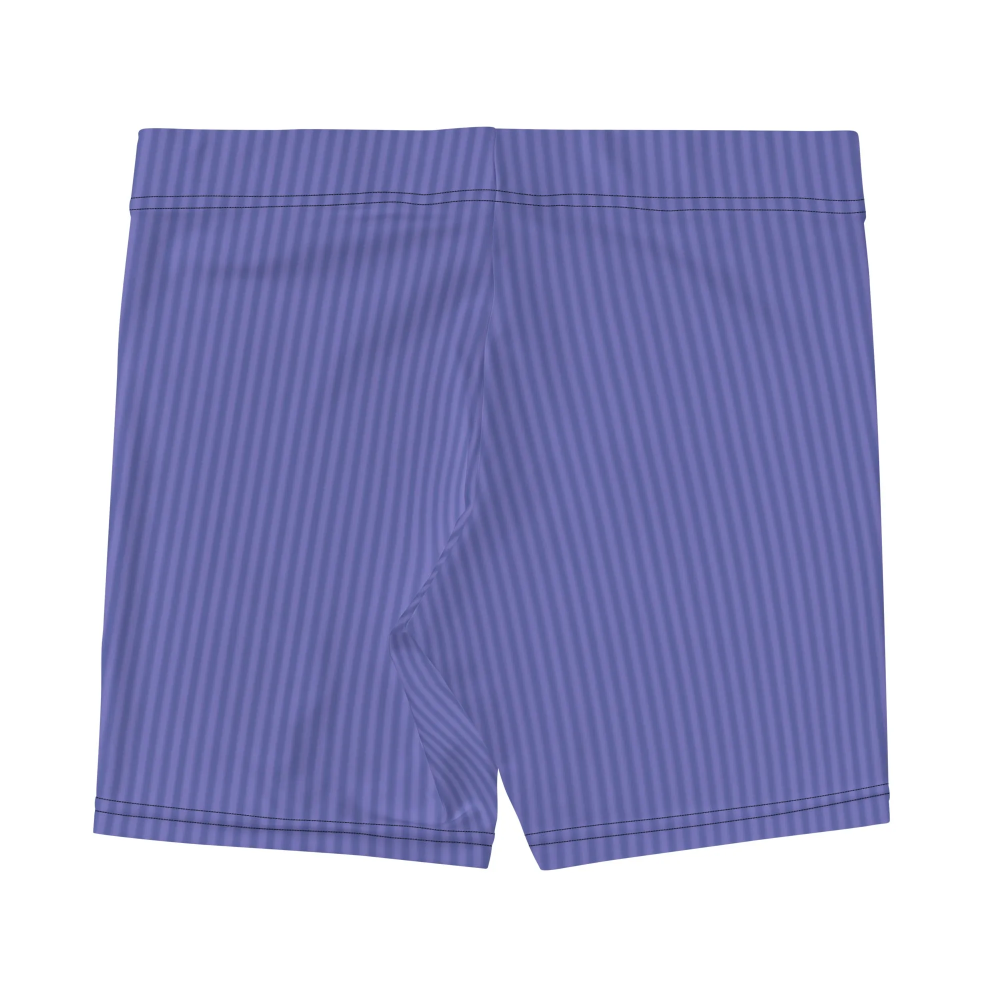 Dark Blue Stripes Pattern Sports Shorts