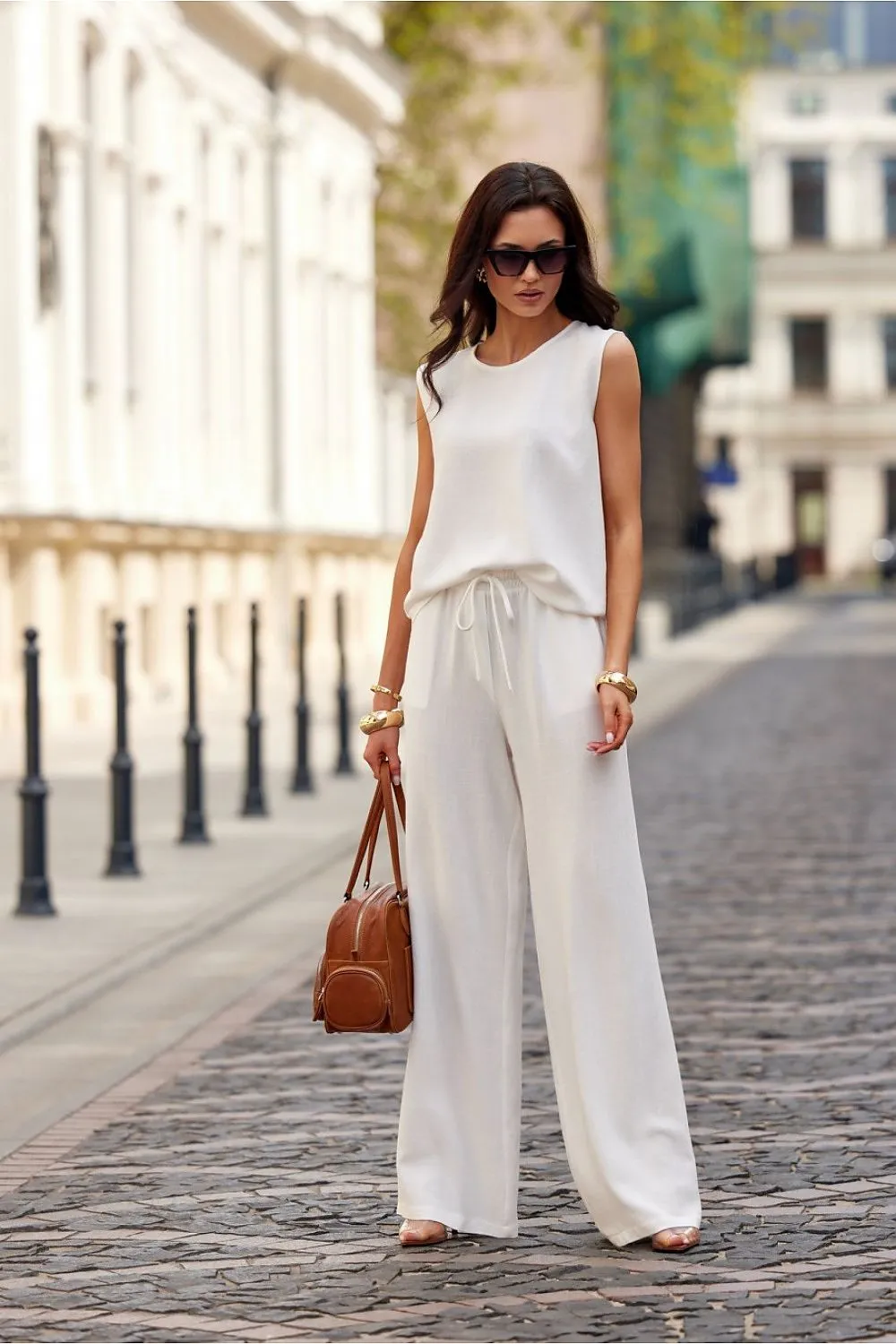 Decorative Back Button Blouse