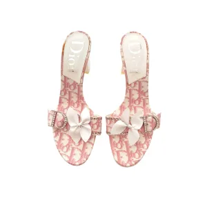Dior Pink Logo Heels