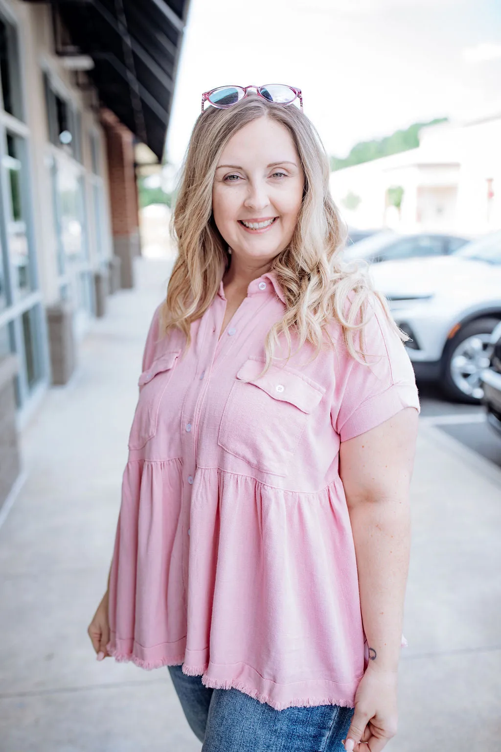 Double Bubble Button Down