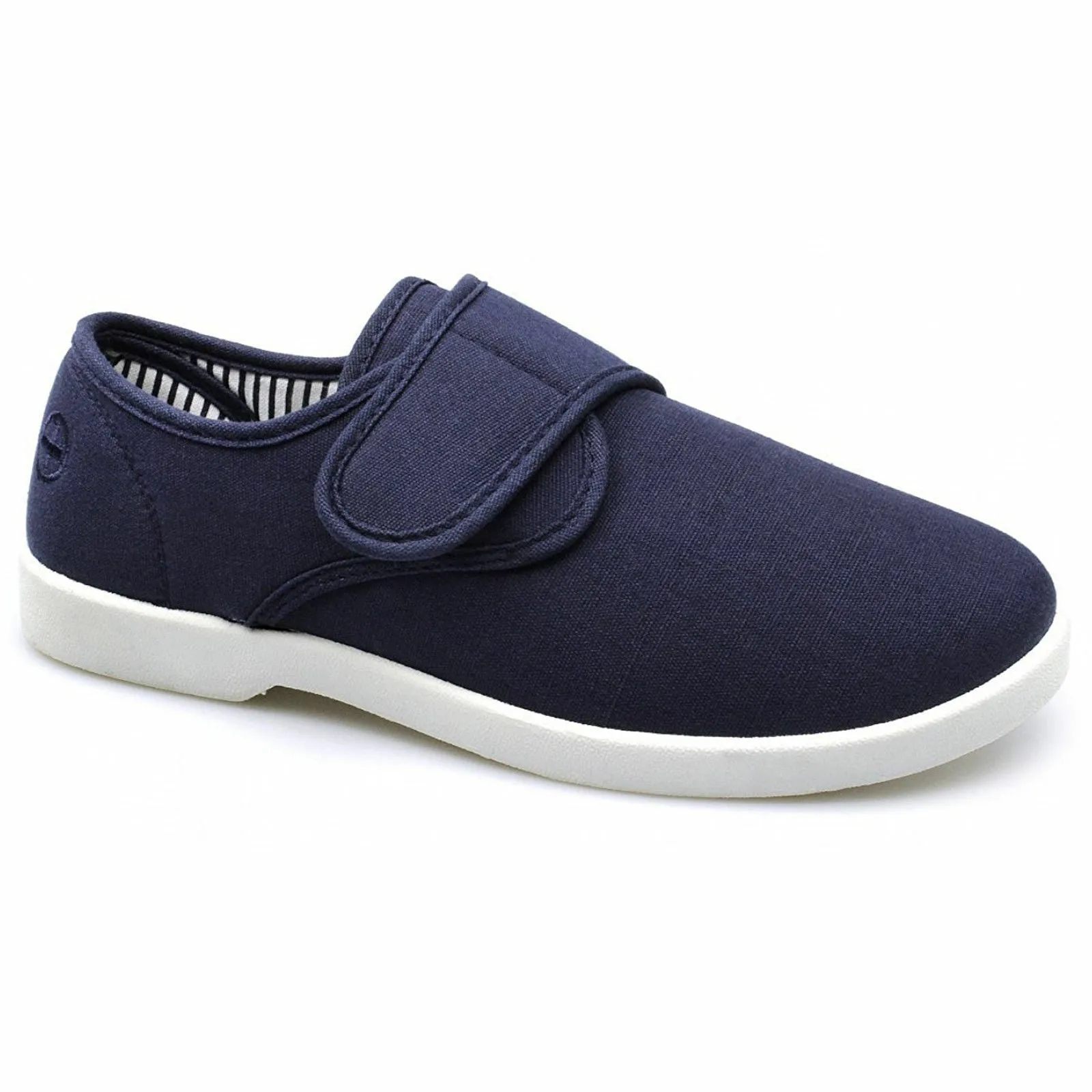 DR KELLER MENS WIDE FIT DECK SHOES CANVAS PUMPS PADDED PLIMSOLLS ESPADRILLE 6-11