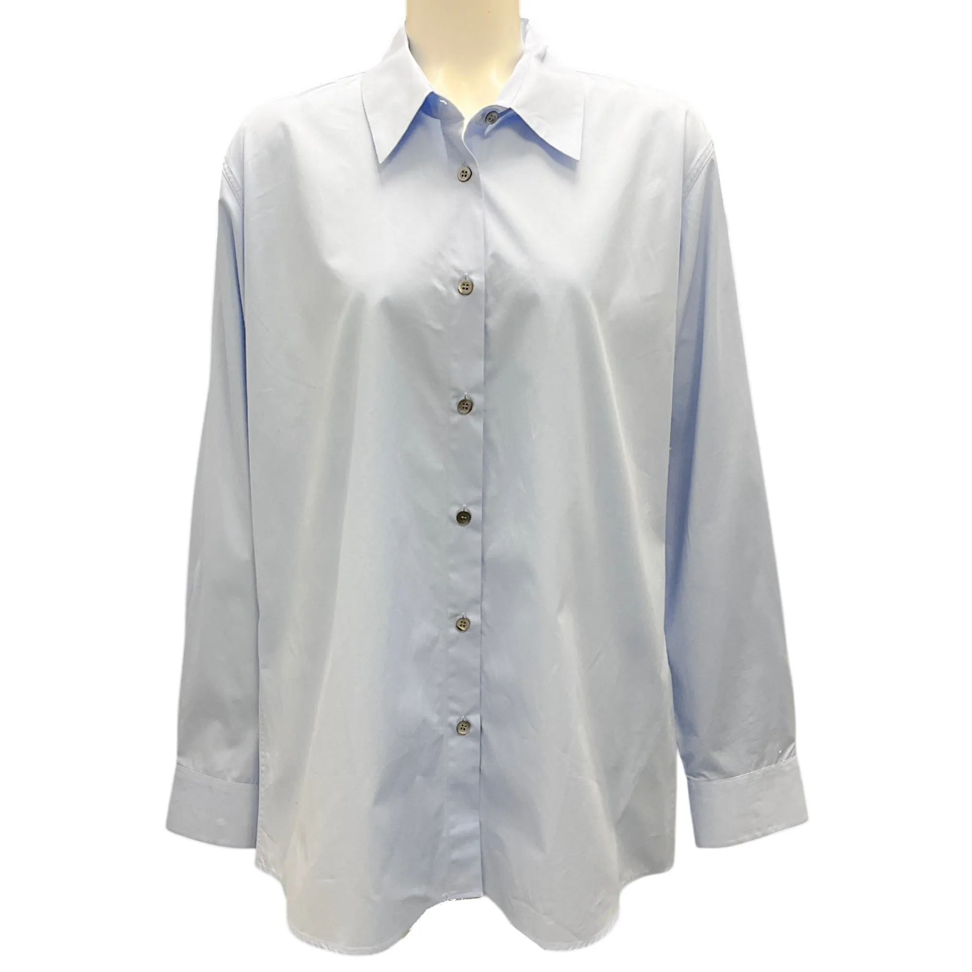 Dries van Noten Blue Button-down Cotton Shirt