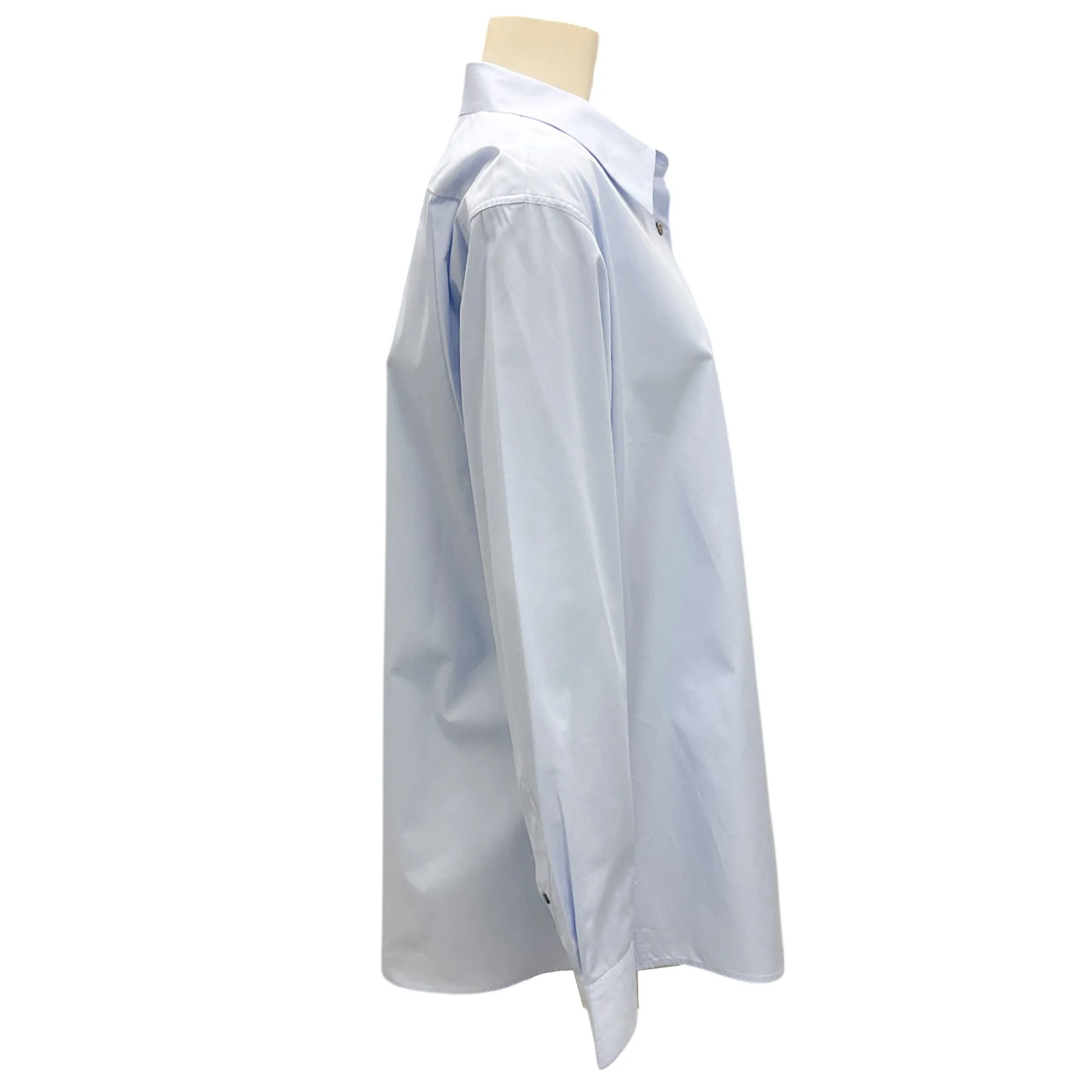 Dries van Noten Blue Button-down Cotton Shirt