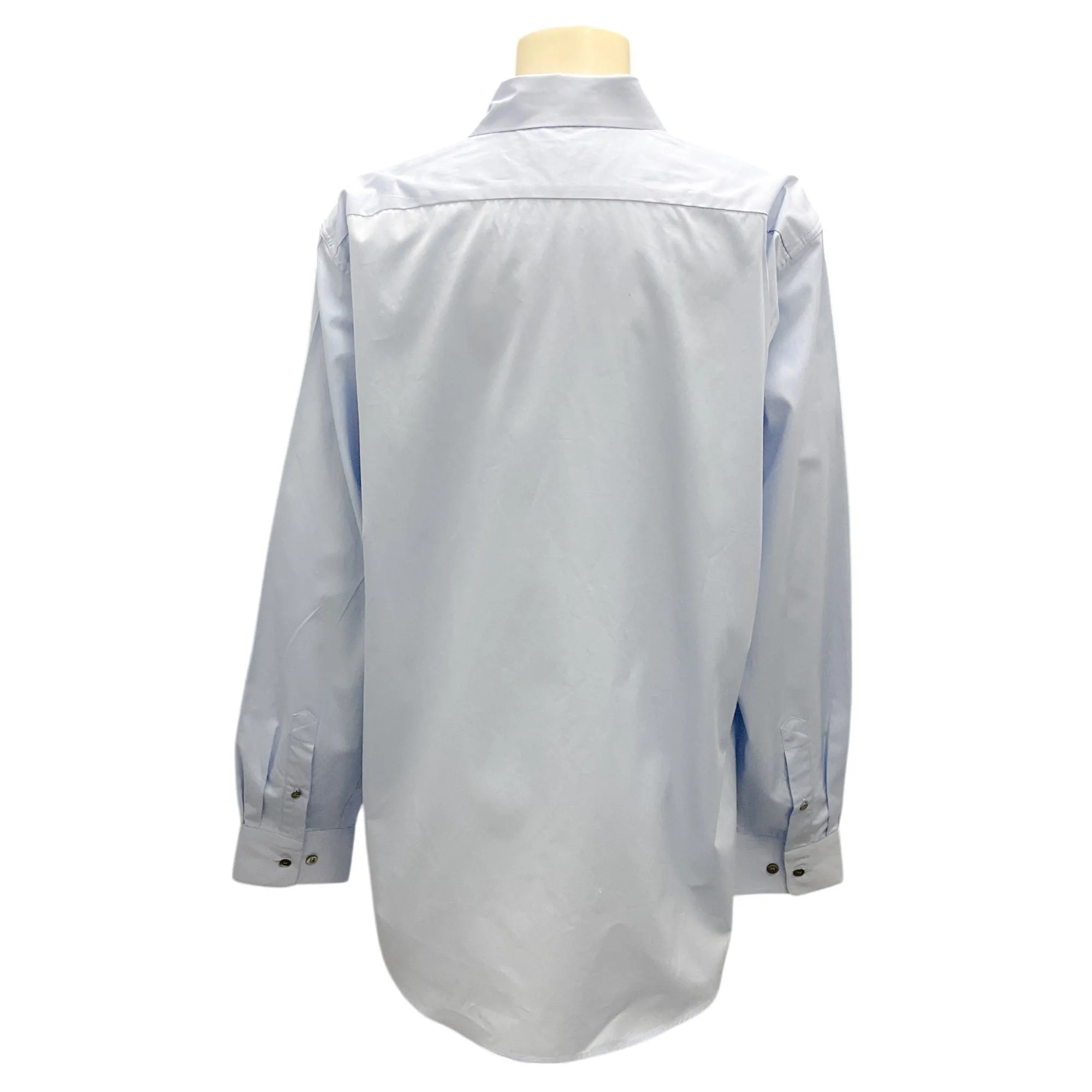 Dries van Noten Blue Button-down Cotton Shirt
