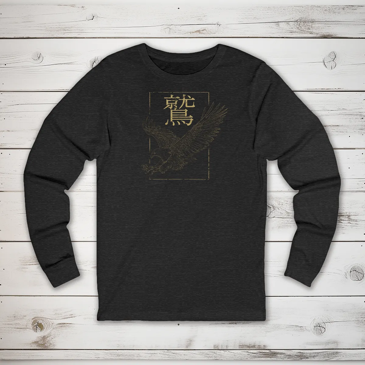 Eagle Kanji Long Sleeve T-Shirt