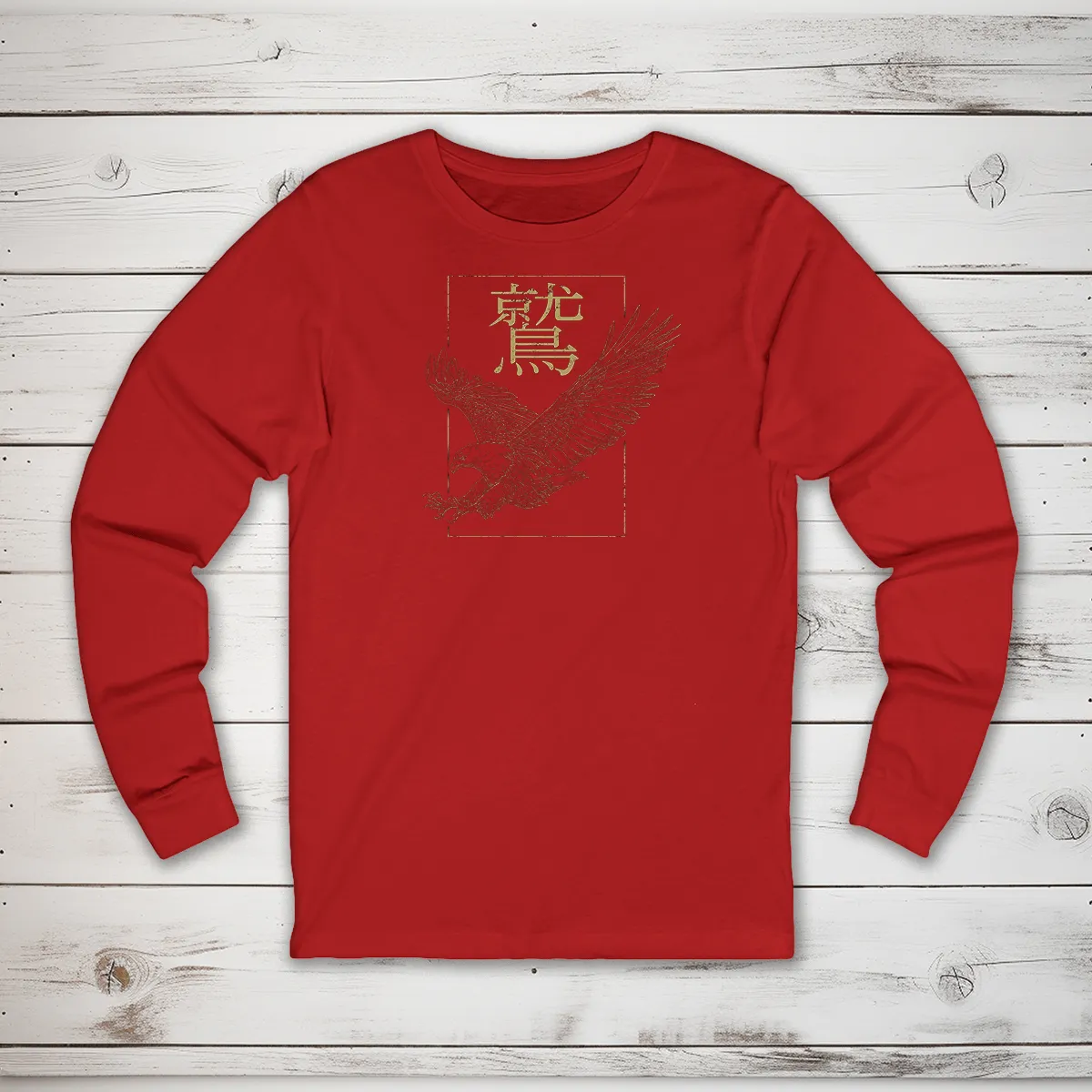 Eagle Kanji Long Sleeve T-Shirt