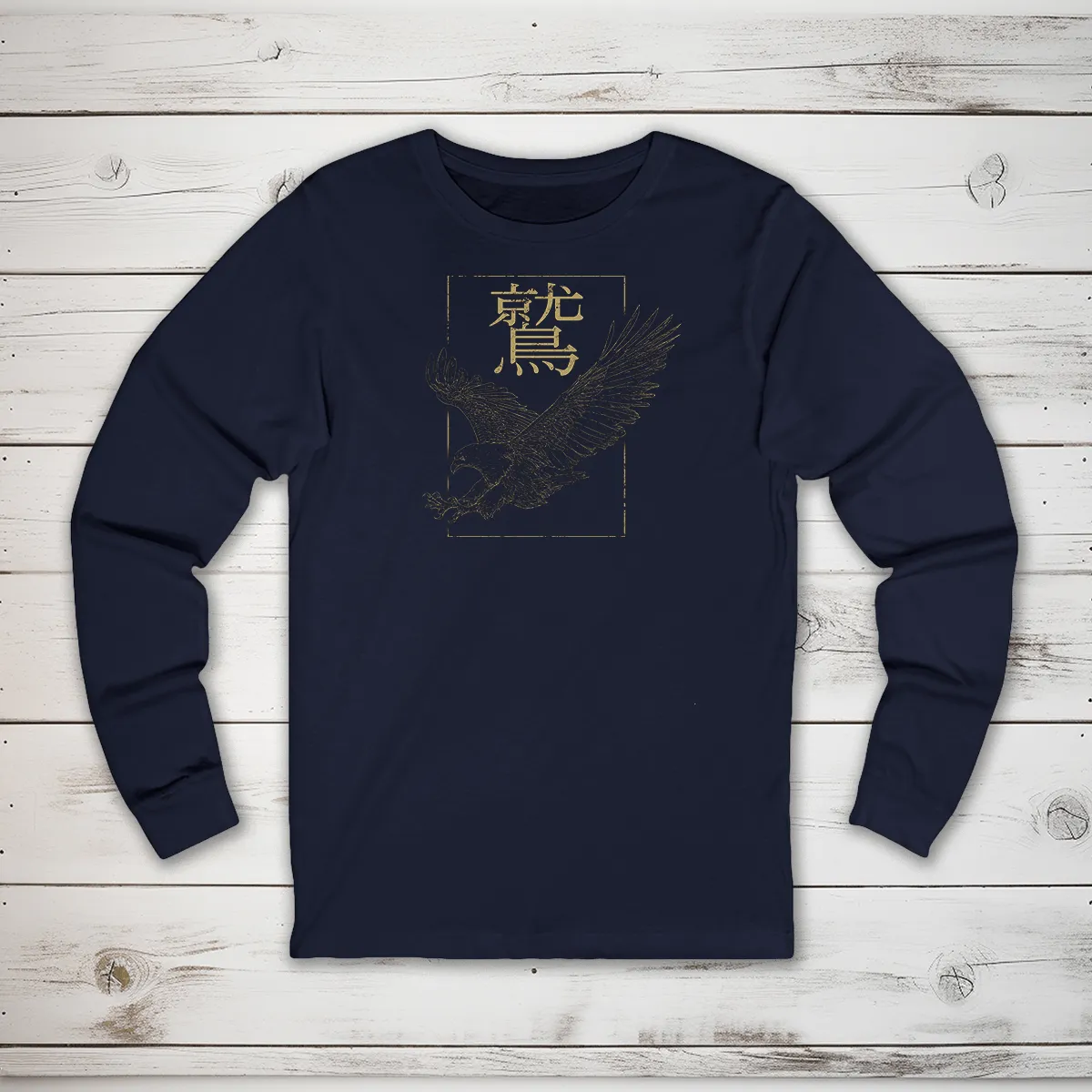 Eagle Kanji Long Sleeve T-Shirt