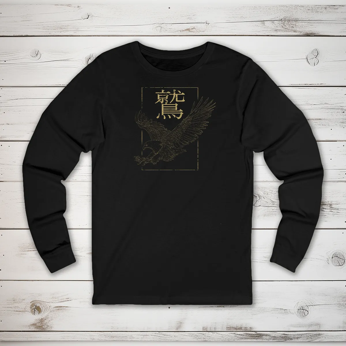 Eagle Kanji Long Sleeve T-Shirt