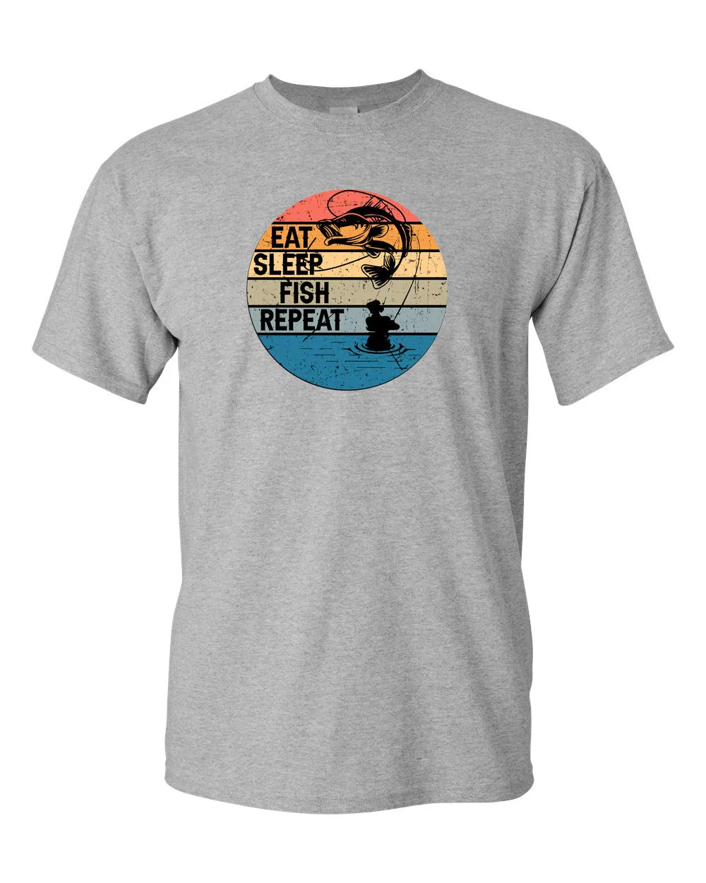 Eat Sleep Fish Repeat T-shirt, fishing t-shirt