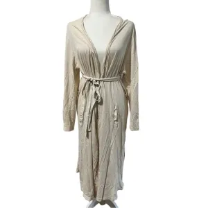 Eileen Fisher Sleepwear by Garnet Hill Slub Knit Organic Cotton Robe