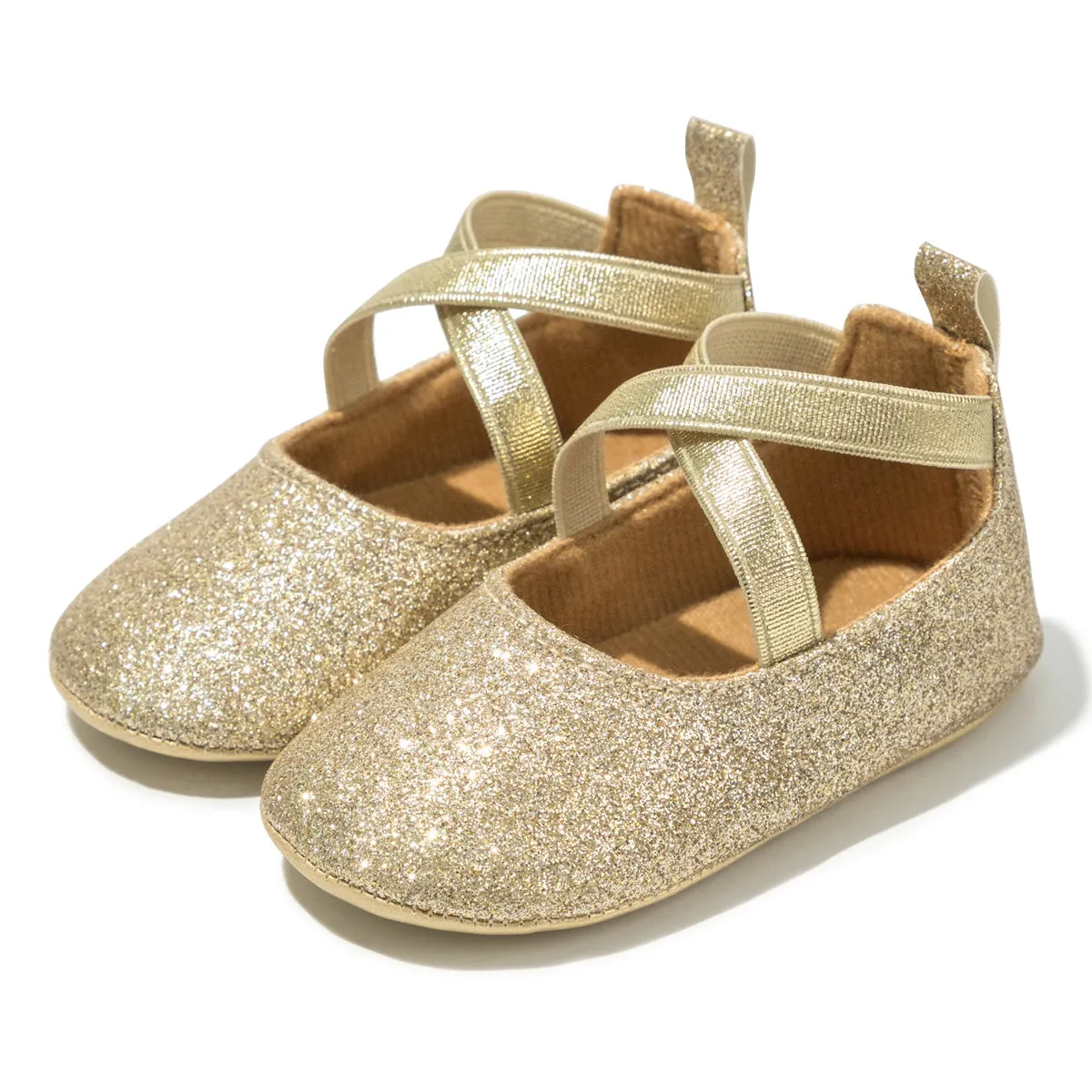 Elegant Baby Girl Sequin Mary Jane Shoes