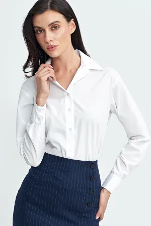 Elegant Button-Up Bodysuit Classic Fit