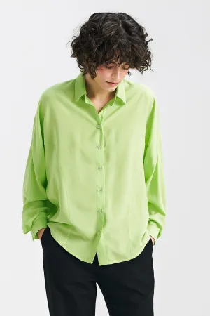Elegant Oversized Button-Up Shirt